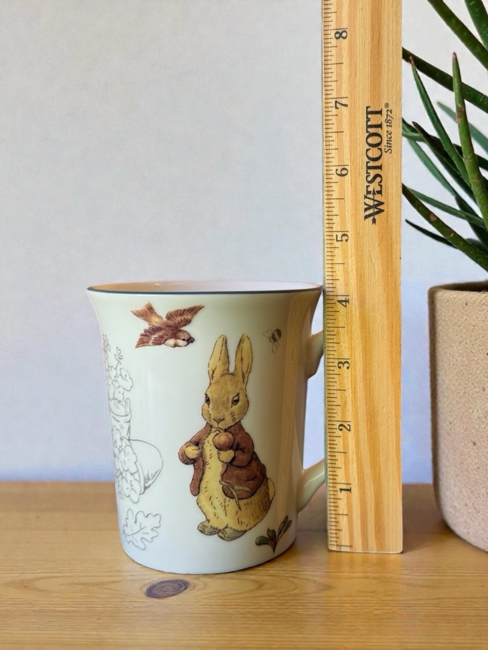 Peter Rabbit Garden Vegetables Ceramic Coffee Mug Cup Beatrix Potter - Picture 8 of 12